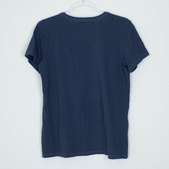 Life Is Good Womens Crusher Clover Graphic T Shirt Size M Short Sleeve V Neck - Picture 6 of 6